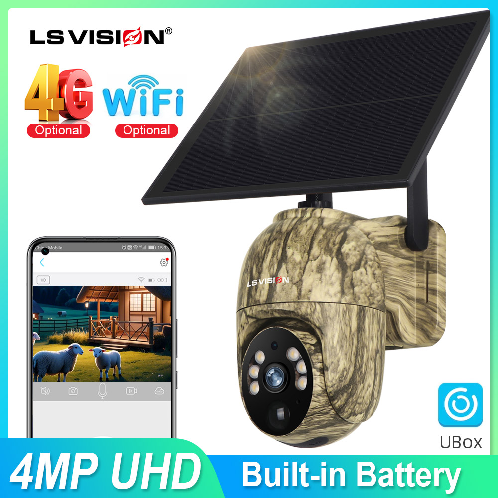LS VISION 2K Solar Security Ca - đánh giá và giá Outdoor Hunting Camera Wireless