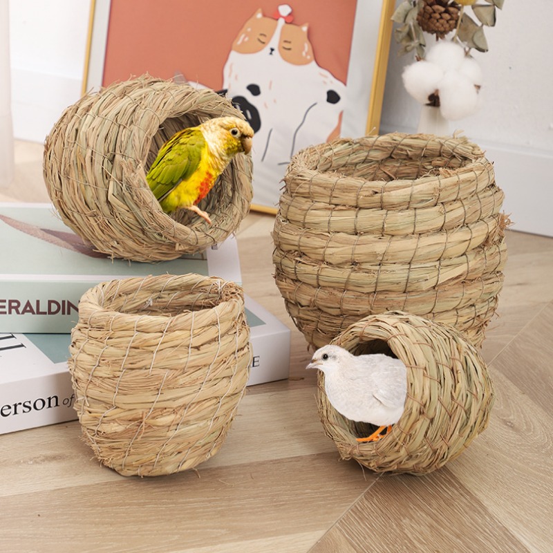 Hand Woven Straw Chicken Nest  - đánh giá và giá Hunting Quail