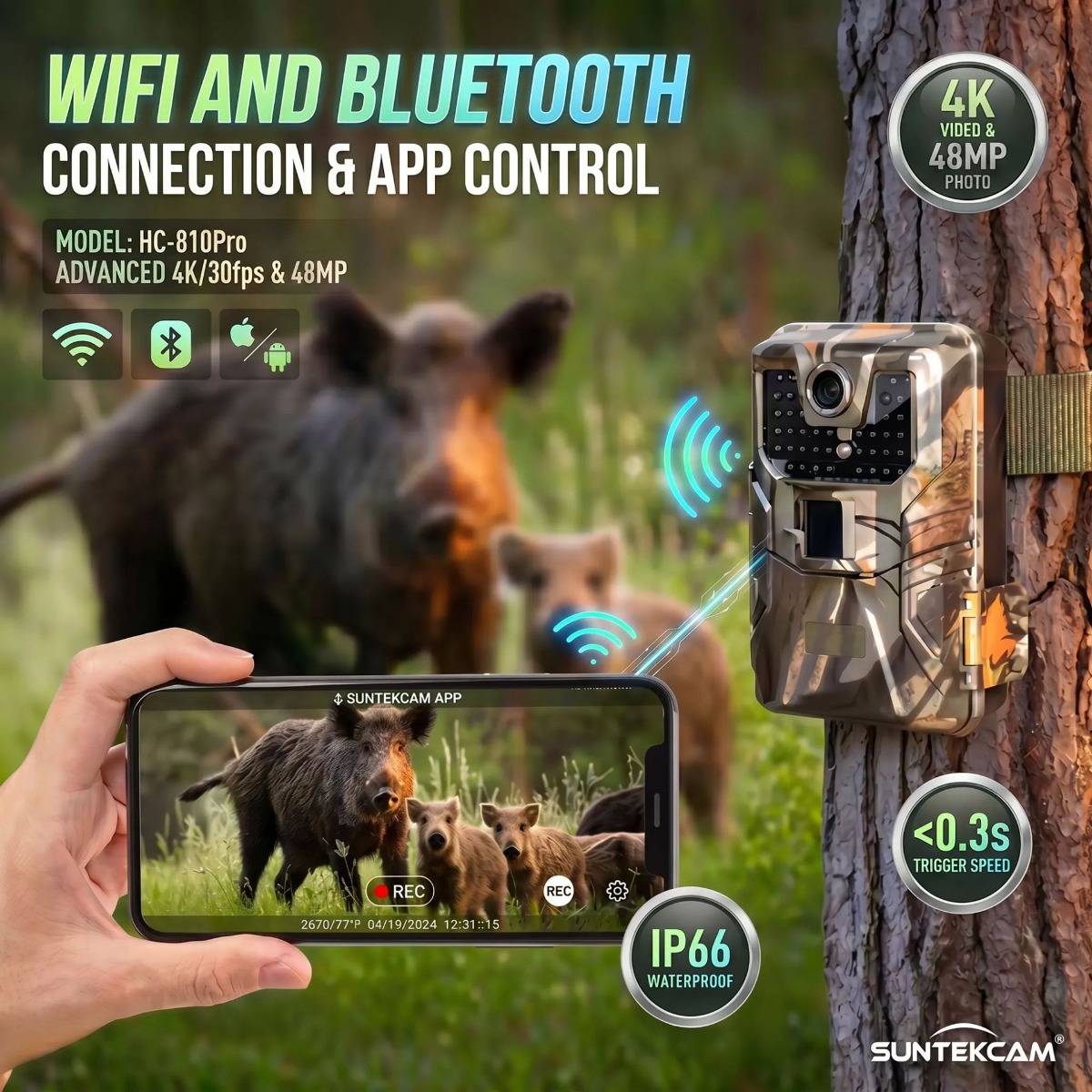 4K Outdoor Wifi Hunting Camera - đánh giá và giá Outdoor Hunting Camera Wireless